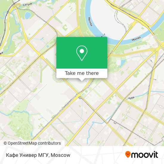 Кафе Универ МГУ map