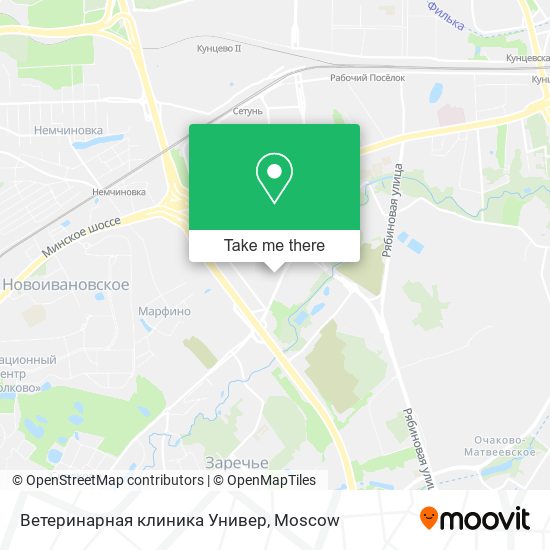 Ветеринарная клиника Универ map