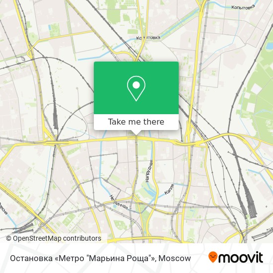 Остановка «Метро "Марьина Роща"» map