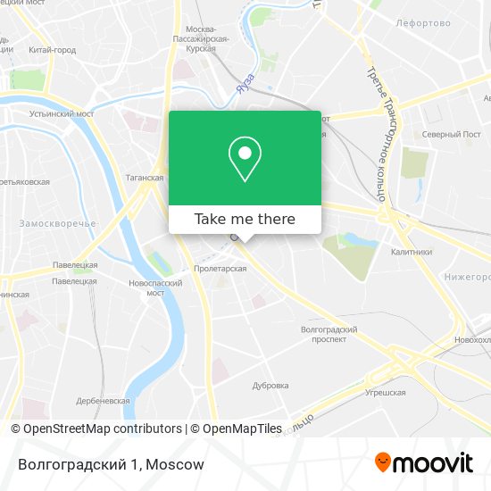 Волгоградский 1 map