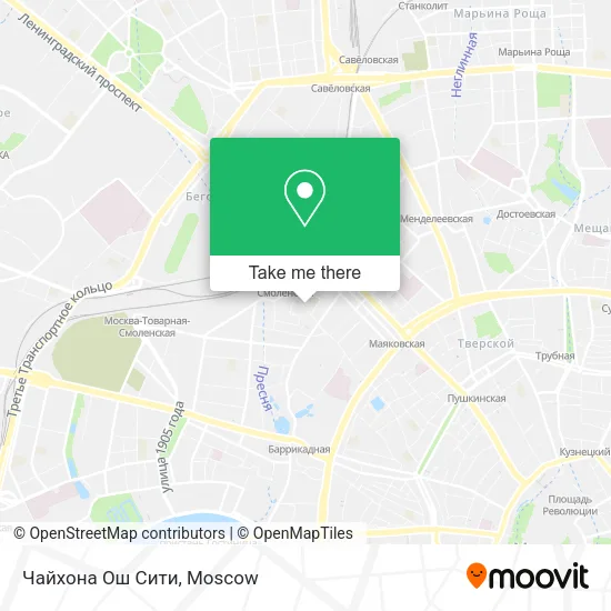 Чайхона Ош Сити map