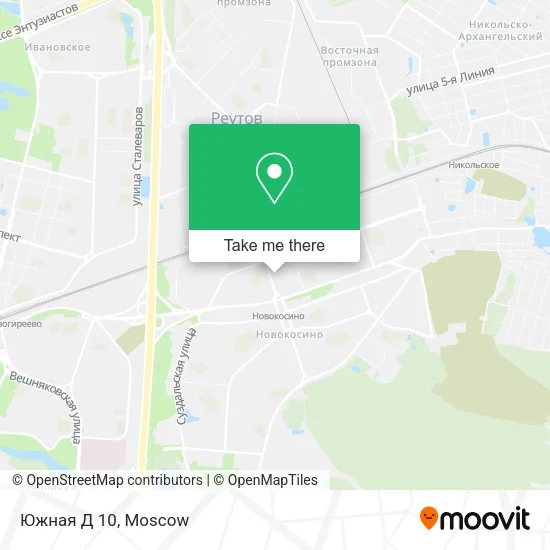 Южная Д 10 map
