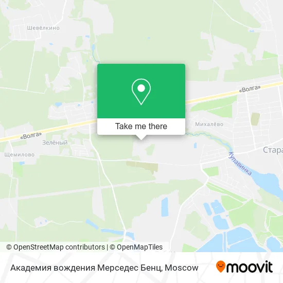 Академия вождения Мерседес Бенц map
