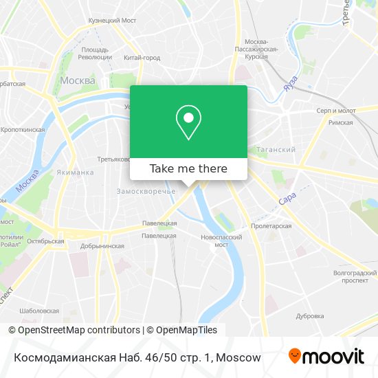Космодамианская Наб. 46 / 50 стр. 1 map