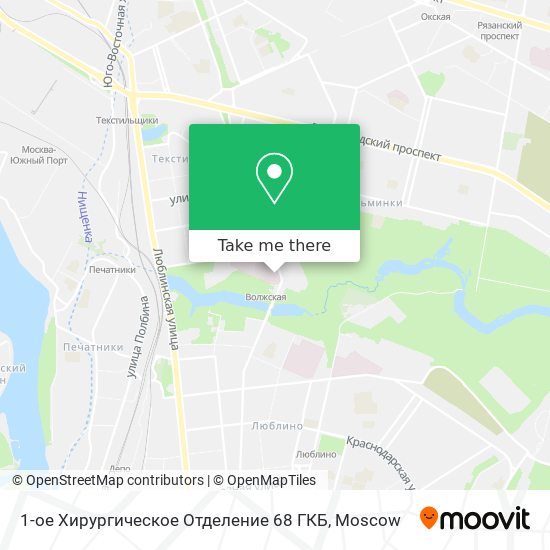 1-ое Хирургическое Отделение 68 ГКБ map