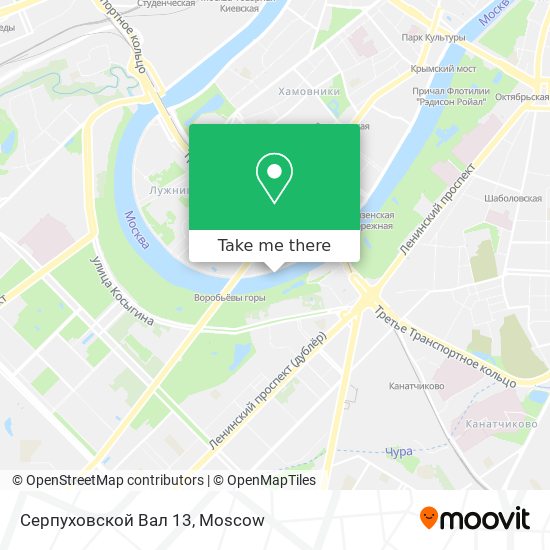 Серпуховской Вал 13 map