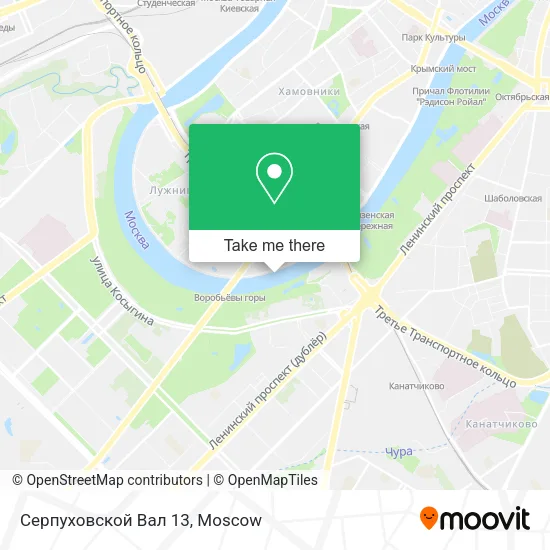 Серпуховской Вал 13 map