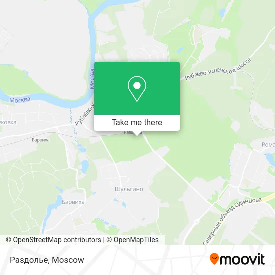 Раздолье map