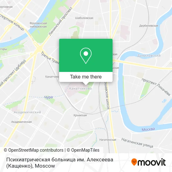 Психиатрическая больница им. Алексеева (Кащенко) map