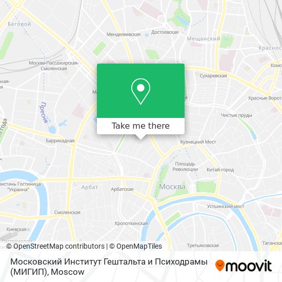 Московский Институт Гештальта и Психодрамы (МИГИП) map