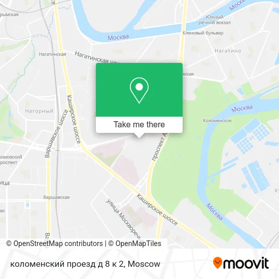 коломенский проезд д 8 к 2 map