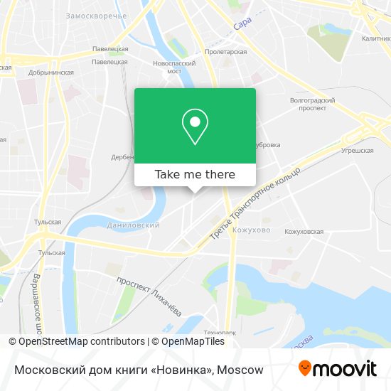 Московский дом книги «Новинка» map