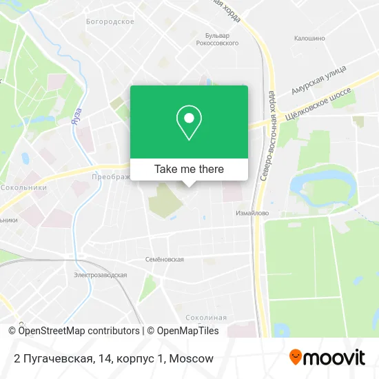 2 Пугачевская, 14, корпус 1 map