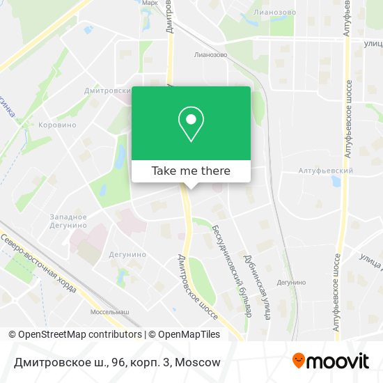 Дмитровское ш., 96, корп. 3 map
