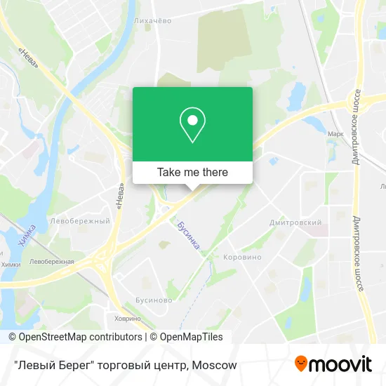 "Левый Берег" торговый центр map