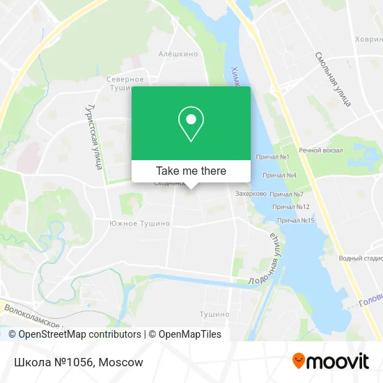 Школа №1056 map