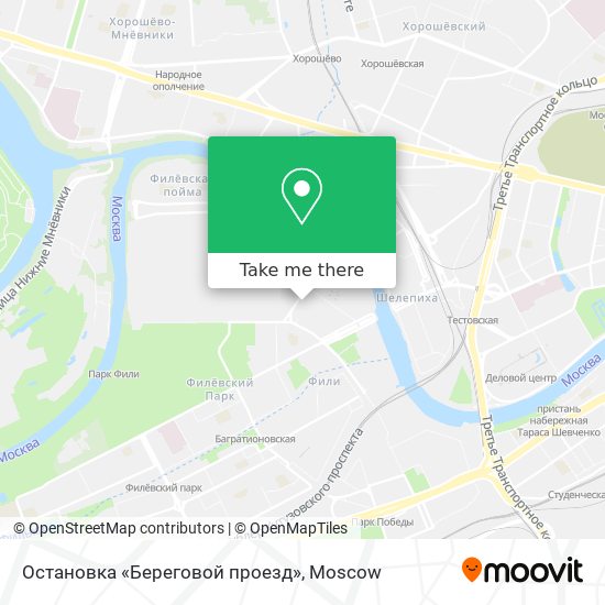 Остановка «Береговой проезд» map