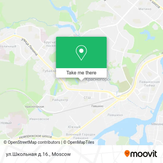 ул.Школьная  д.16. map