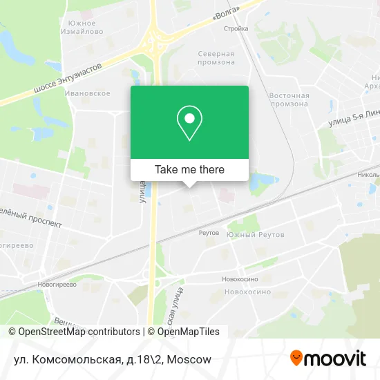 ул. Комсомольская, д.18\2 map