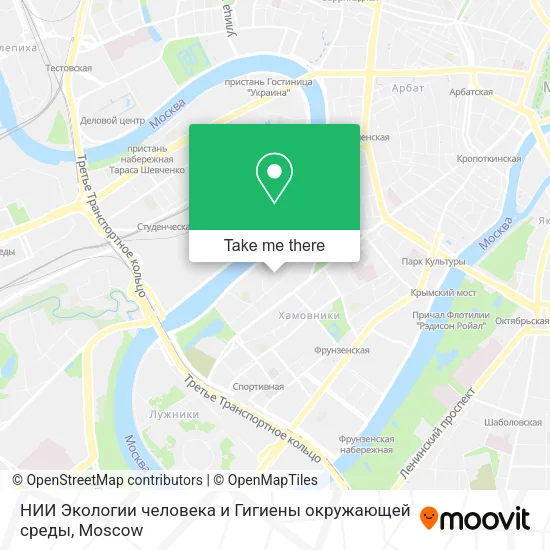 НИИ Экологии человека и Гигиены окружающей среды map