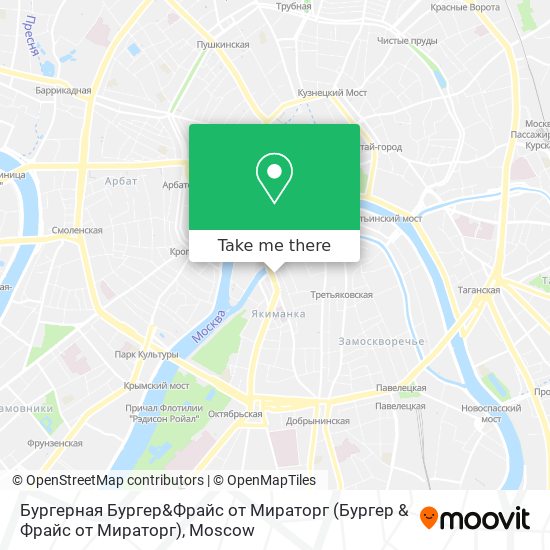 Бургерная Бургер&Фрайс от Мираторг map