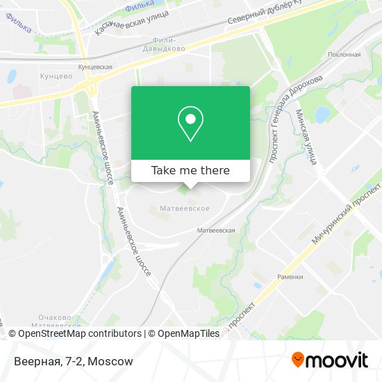 Веерная, 7-2 map