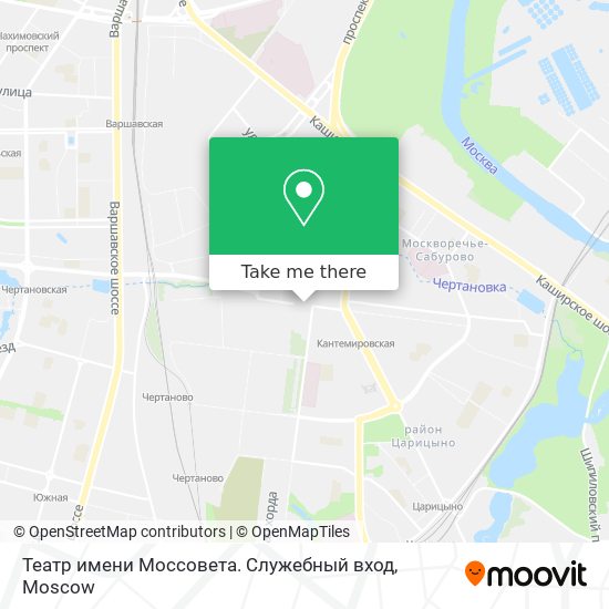 Театр имени Моссовета. Служебный вход map