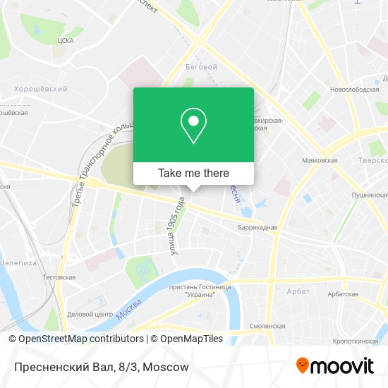 Пресненский Вал, 8/3 map