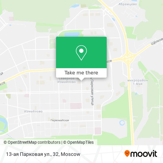 13-ая Парковая ул., 32 map