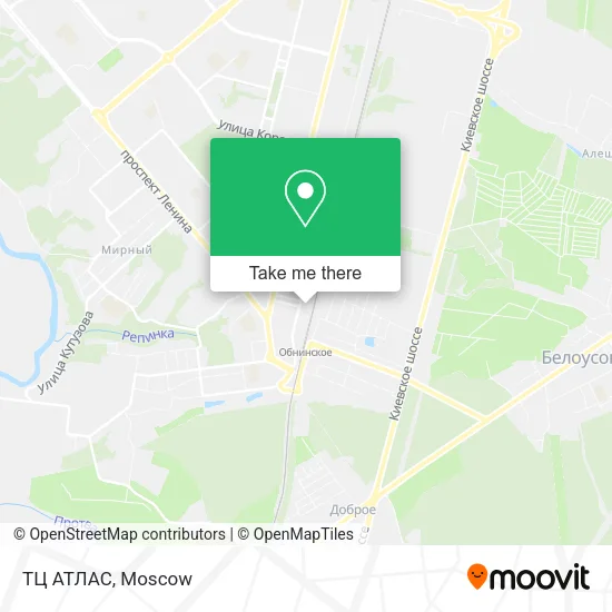 ТЦ АТЛАС map