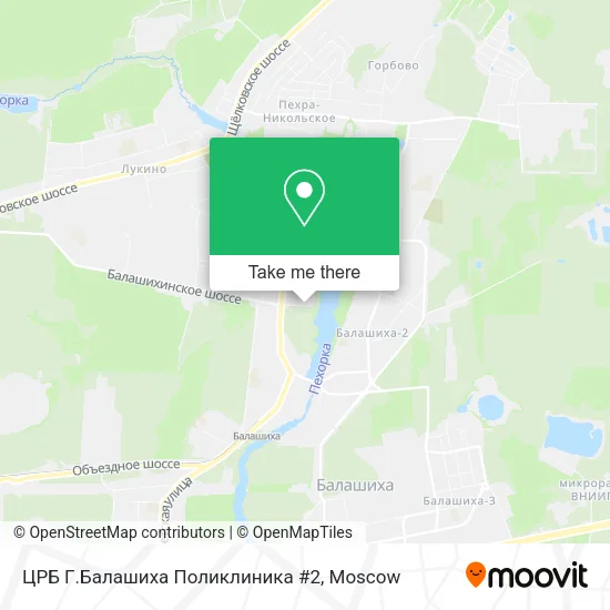 ЦРБ Г.Балашиха Поликлиника #2 map