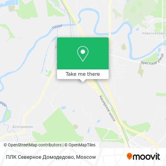 ПЛК Северное Домодедово map