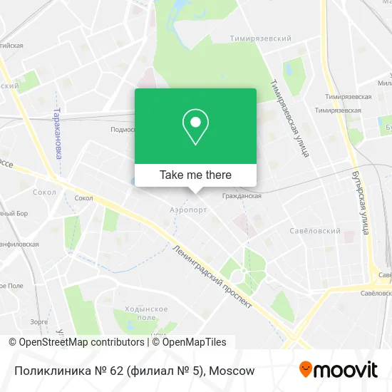 Поликлиника № 62 (филиал № 5) map