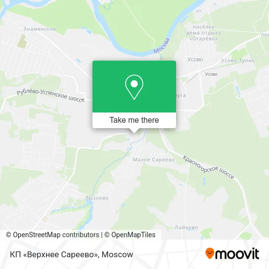 КП «Верхнее Сареево» map