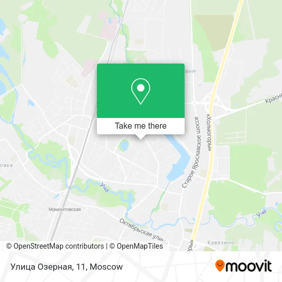 Улица Озерная, 11 map