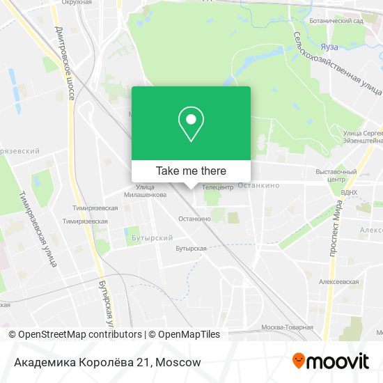 Академика Королёва 21 map