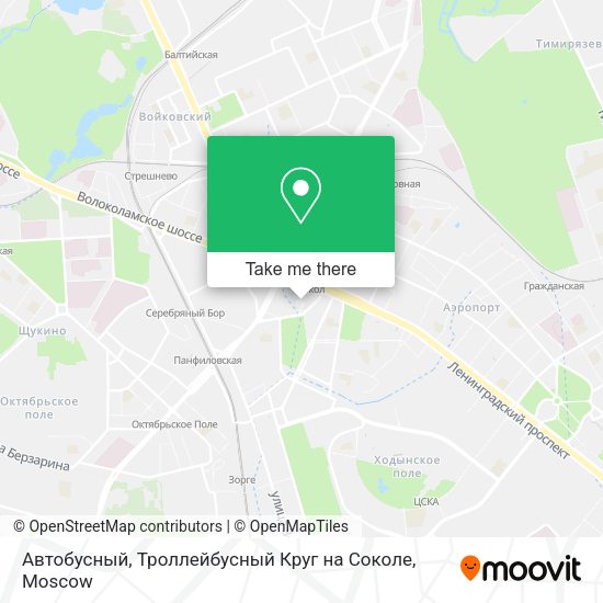 Автобусный, Троллейбусный Круг на Соколе map