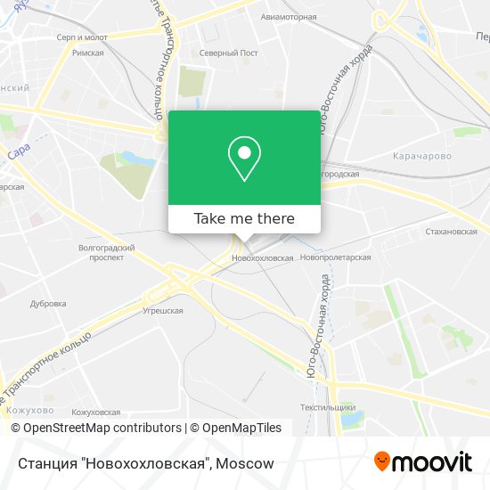 Станция "Новохохловская" map