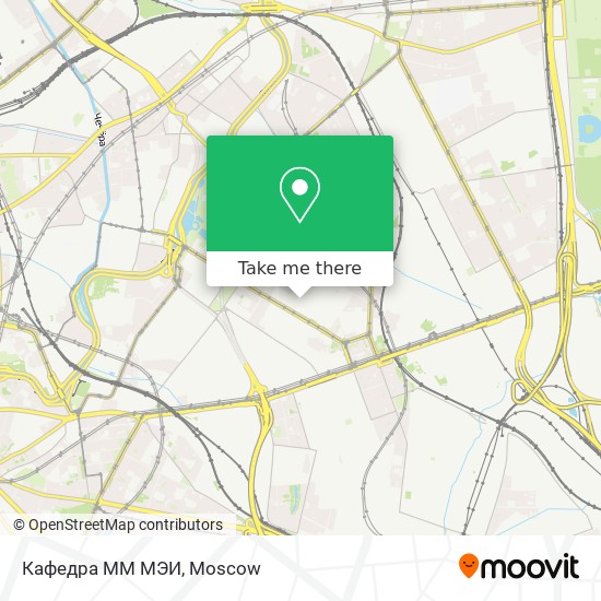 Кафедра ММ МЭИ map