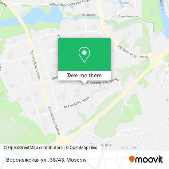 Воронежская ул., 38/43 map