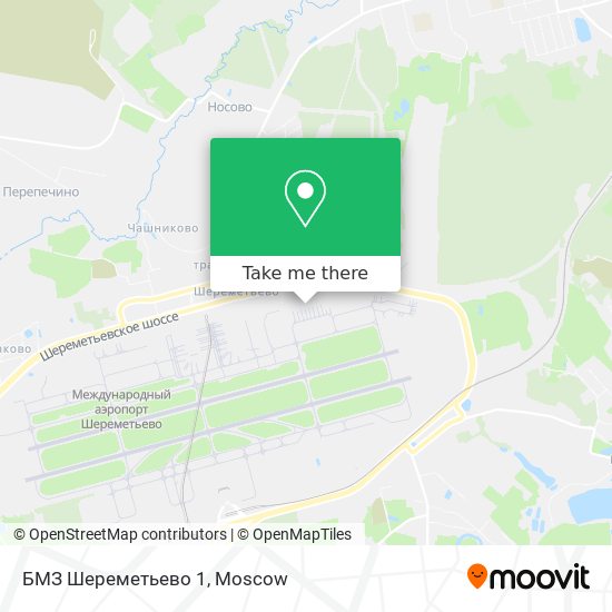 БМЗ Шереметьево 1 map