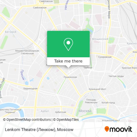 Lenkom Theatre (Ленком) map