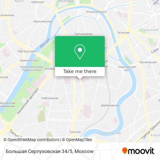 Большая Серпуховская 34/5 map