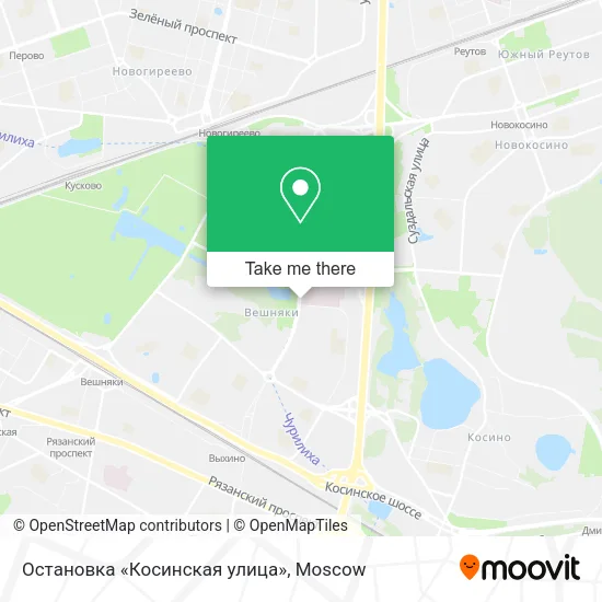 Остановка «Косинская улица» map