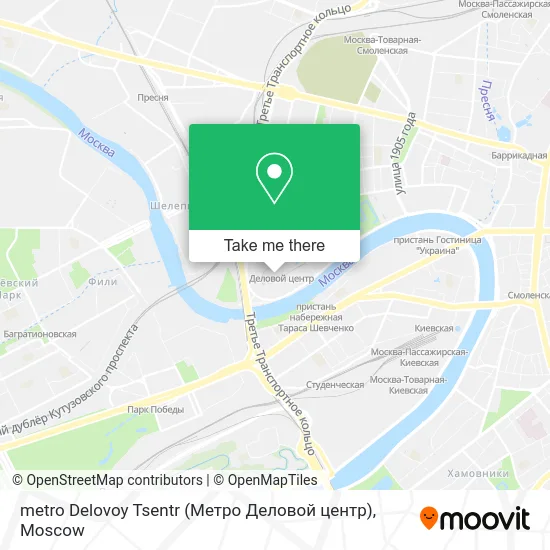 metro Delovoy Tsentr (Метро Деловой центр) map