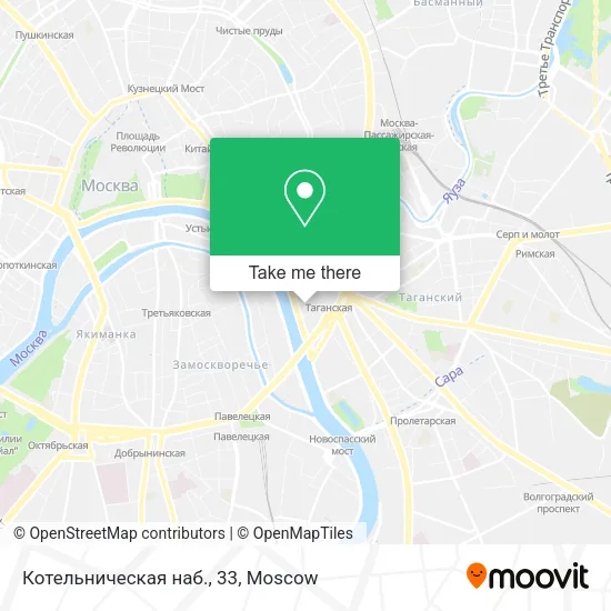 Котельническая наб., 33 map