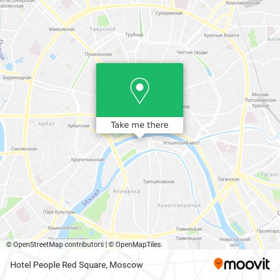 Hotel People Red Square map