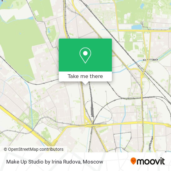 Make Up Studio by Irina Rudova map