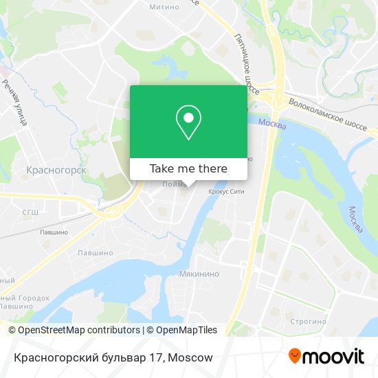 Красногорский бульвар 17 map