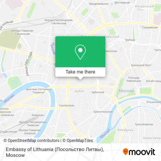 Embassy of Lithuania (Посольство Литвы) map